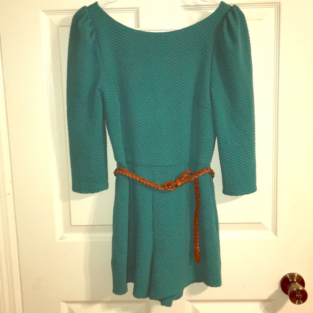 Ark & Co Teal Romper NWT